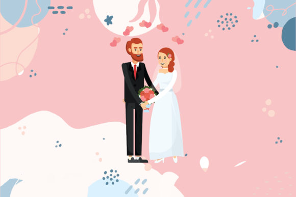 Cute Wedding Vector: Charming Graphics for Your Special Day