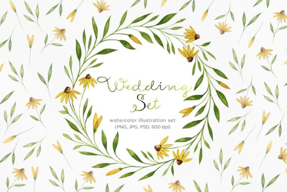 Designing with Nature: A Watercolor Floral Illustration Set
