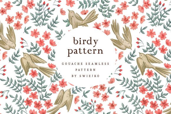Elegant Bird Patterns for Wedding Projects & Beyond