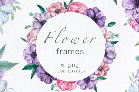 Elegant Floral Frames for Your Wedding and Event Invitations