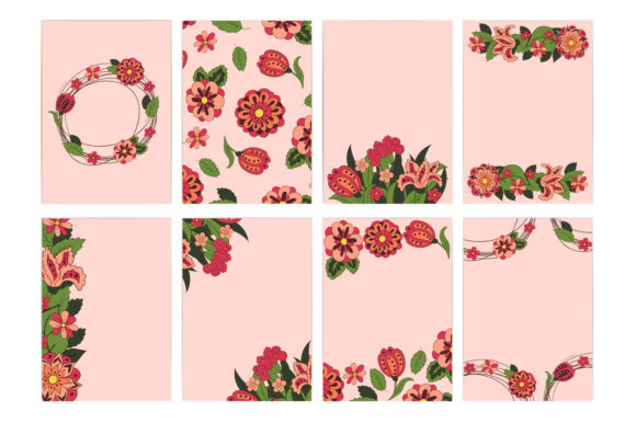 Floral Elegance for Your Creative Projects: A Designer's Delight