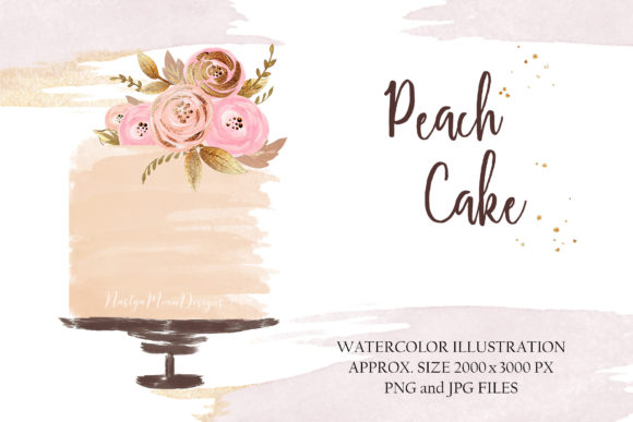 Soft Watercolor Florals for Your Wedding Cake Designs