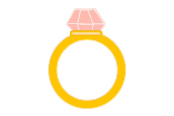 Valentine Wedding Ring Sticker: The Perfect Design Asset